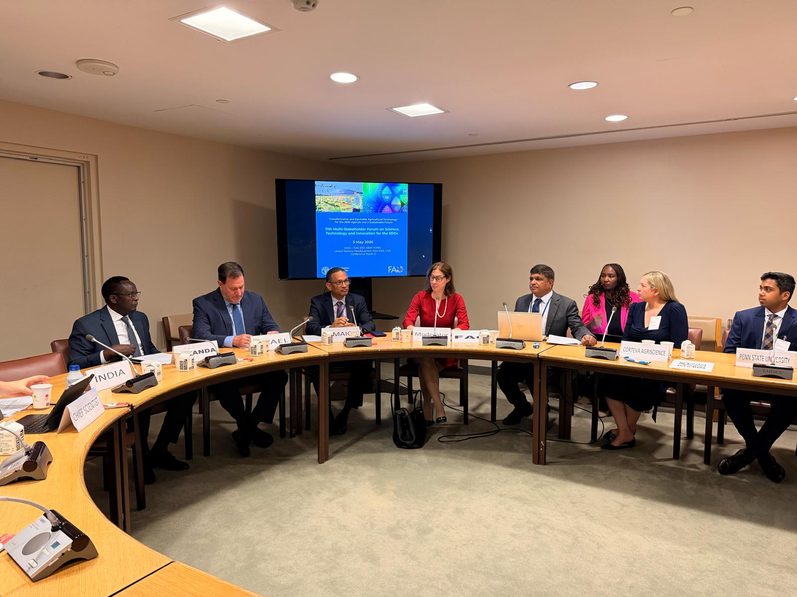 UN STI Forum panel, May 2026